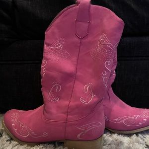 Pink Cowboy Boots